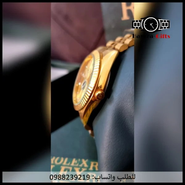 ساعة رولكس رجالي ذهبية
