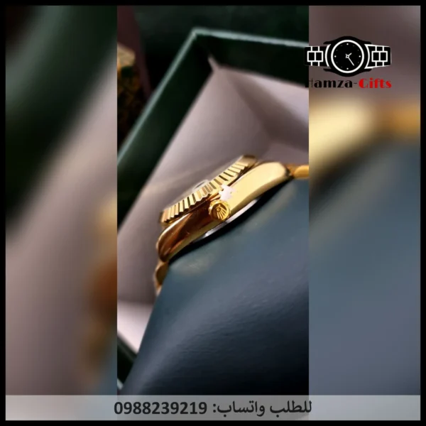 ساعه رولكس ذهبيه نسائيه