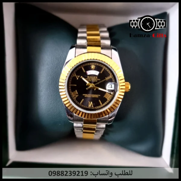 ساعة رولكس نسائي اسود