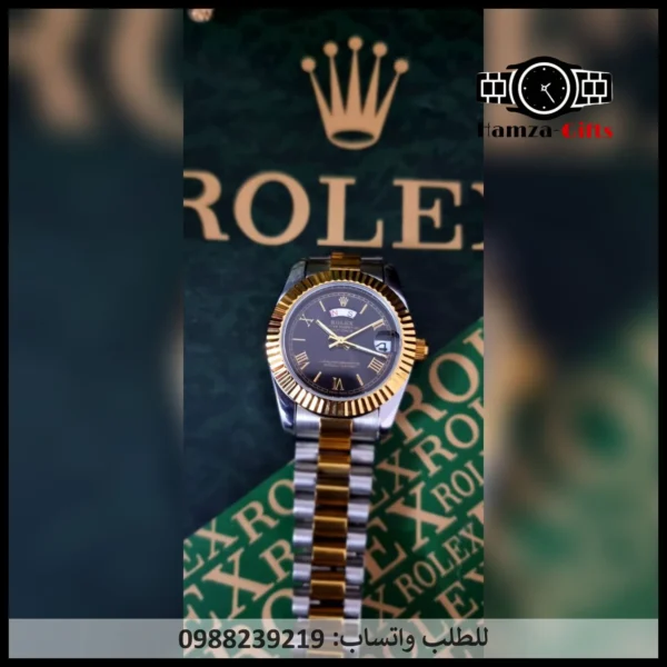 ساعة رولكس نسائي اسود
