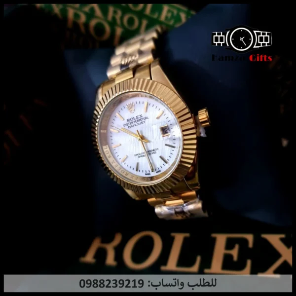 ساعة رولكس رجالي ذهبية