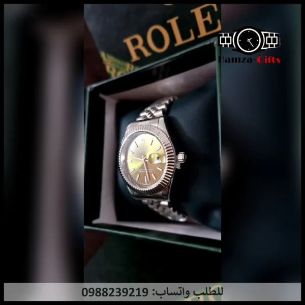 ساعة رولكس رجالي أخضر