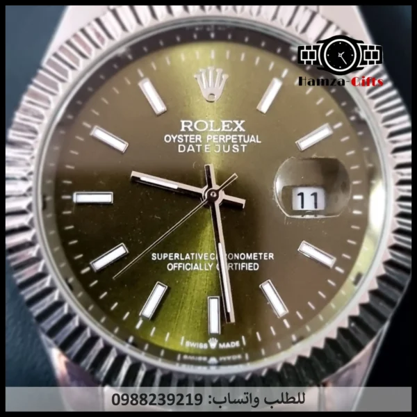 ساعة رولكس رجالي أخضر