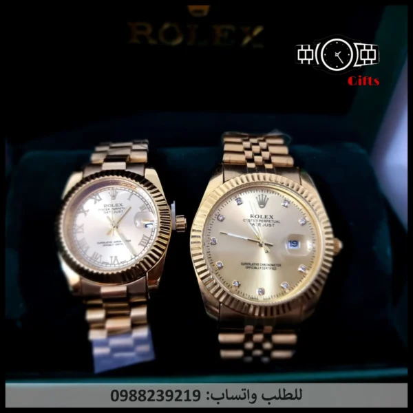 طقم رولكس نسائي ورجالي