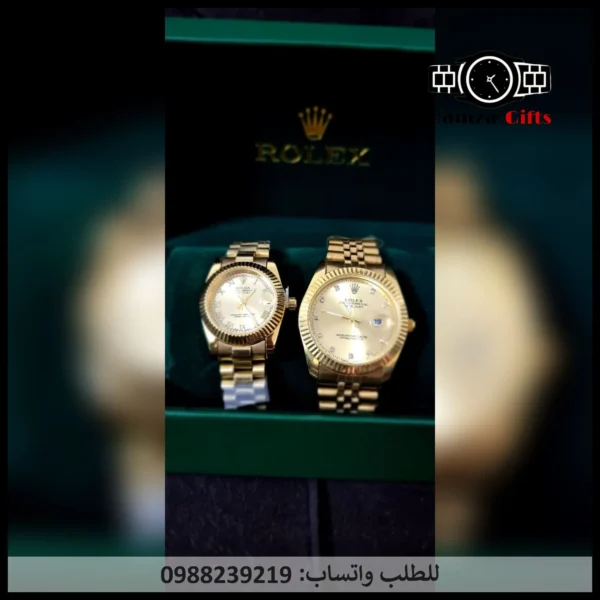 طقم رولكس نسائي ورجالي