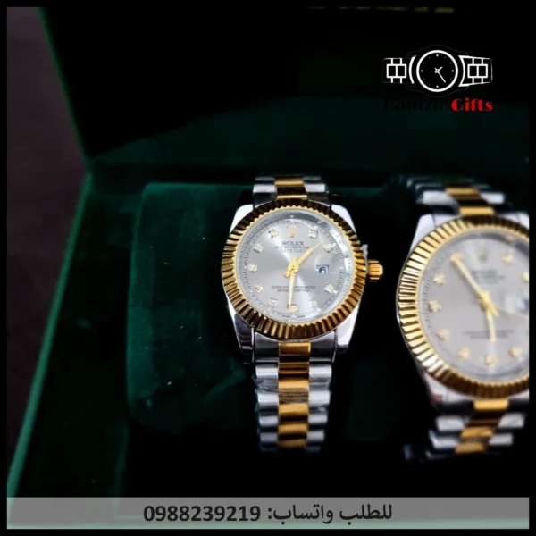 طقم ساعات رولكس رجالي ونسائي