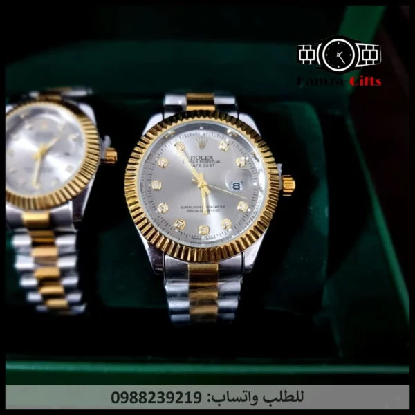 طقم ساعات رولكس رجالي ونسائي