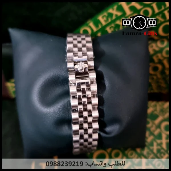 ساعة رولكس نسائي فضي