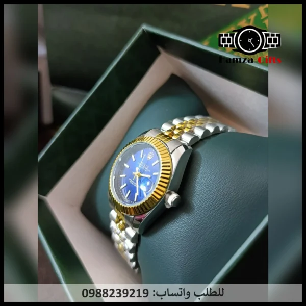ساعة رولكس زرقاء